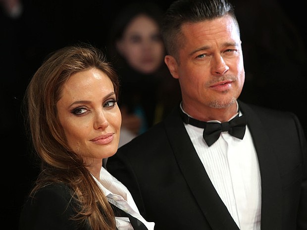 Angelina Jolie e Brad Pitt. Foto: Joel Ryan/Invision/AP